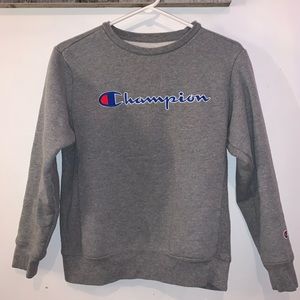 grey champion crew neck!